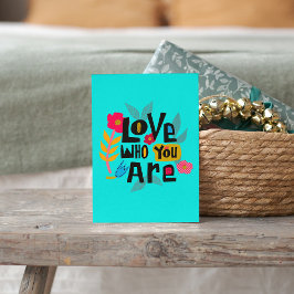 Postal Cita de amor con mano inspiradora