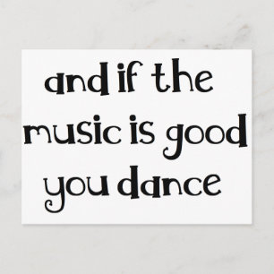 Postal Cita de baile