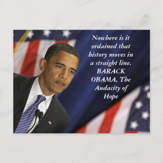 Postal Cita de Barack Obama sobre historia