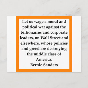Postal Cita de Bernie Sanders