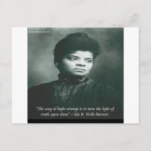 Postal Cita De Bienes Y Verdad De Ida B