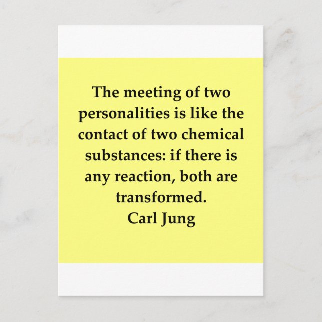 Postal cita de carl jung (Anverso)