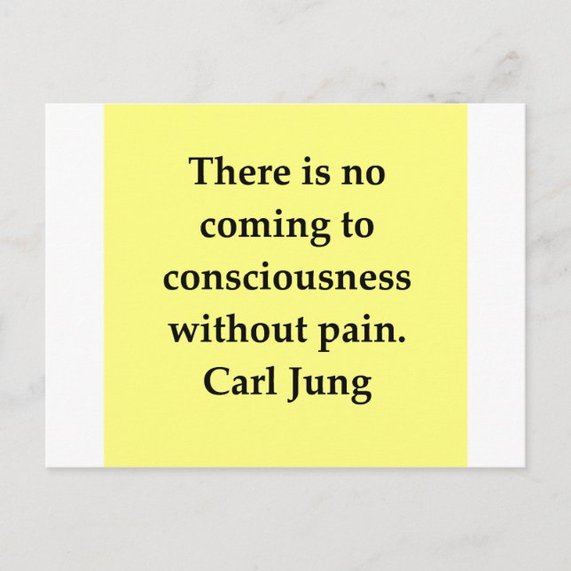 Postal cita de carl jung (Anverso)