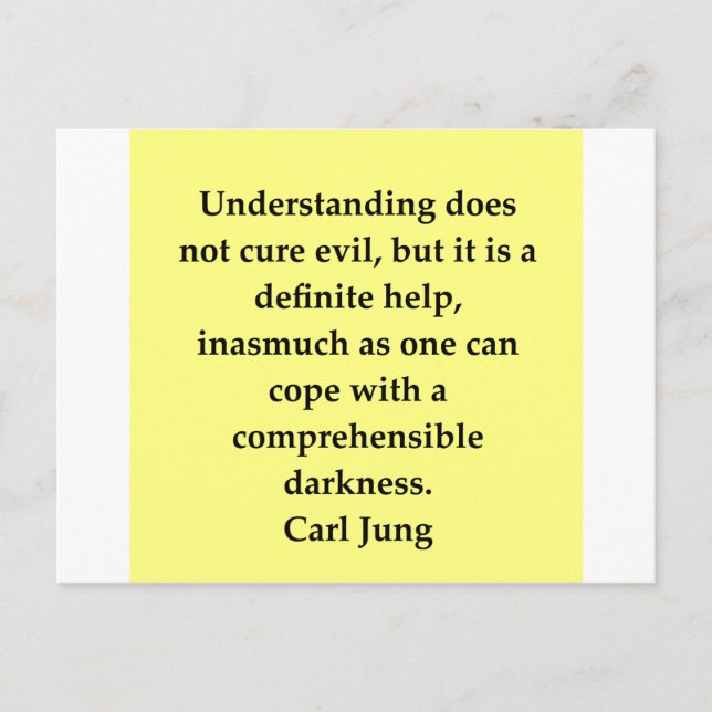 Postal cita de carl jung (Anverso)