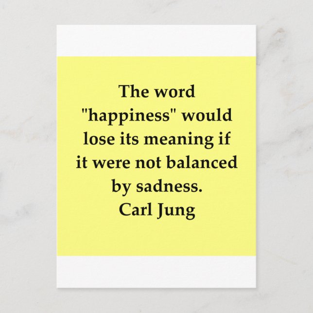 Postal cita de carl jung (Anverso)