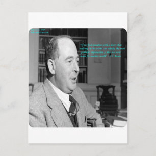 Postal Cita de CS Lewis y "Otros mundos"