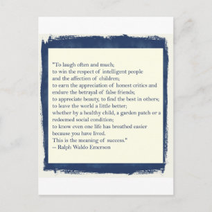 Postal Cita de Emerson