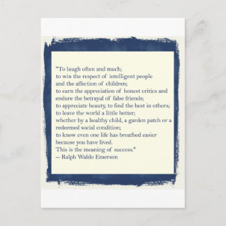 Postal Cita de Emerson