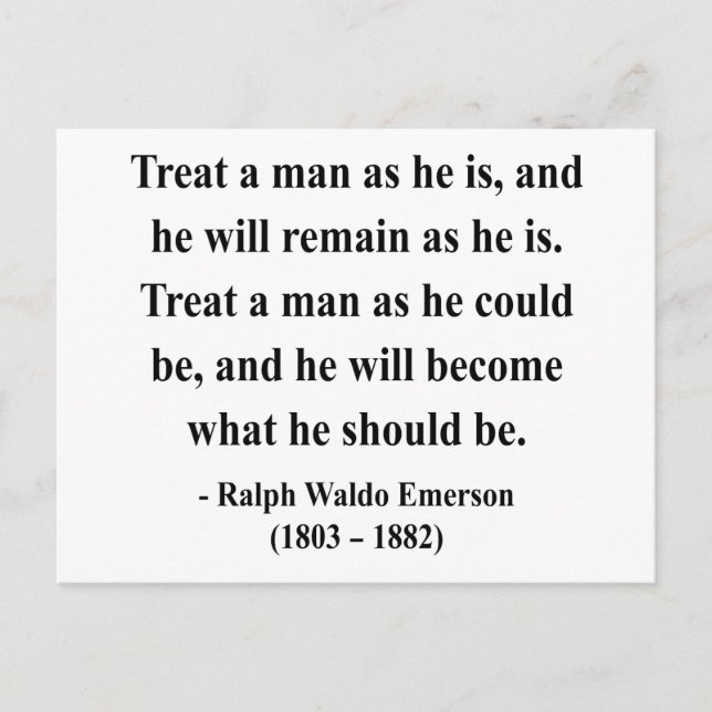 Postal Cita de Emerson 9a (Anverso)