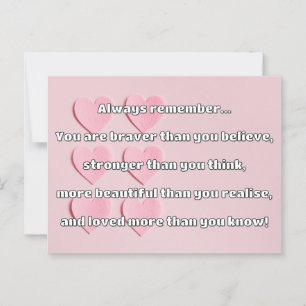Postal Cita de Empath Bravery Positive Animation