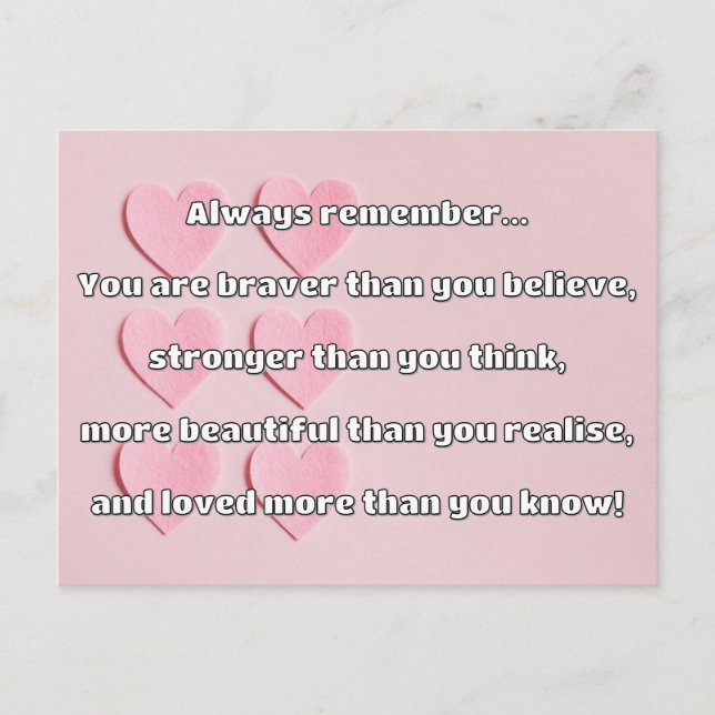 Postal Cita de Empath Bravery Positive Animation (Anverso)