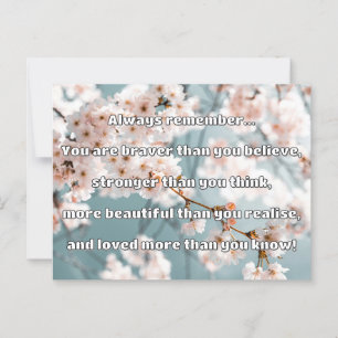Postal Cita de Empath Bravery Positive Animation