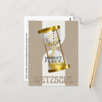 Cita de Filosofía de estilo Art Nouveau de oro