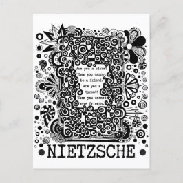 Postal cita de filosofía esclavo o TIRANT de Nietzsche