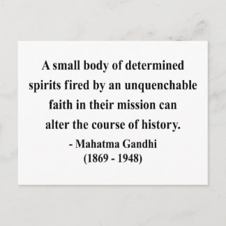 Postal Cita de Gandhi 6a