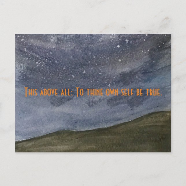 Postal Cita de Hamlet (Anverso)