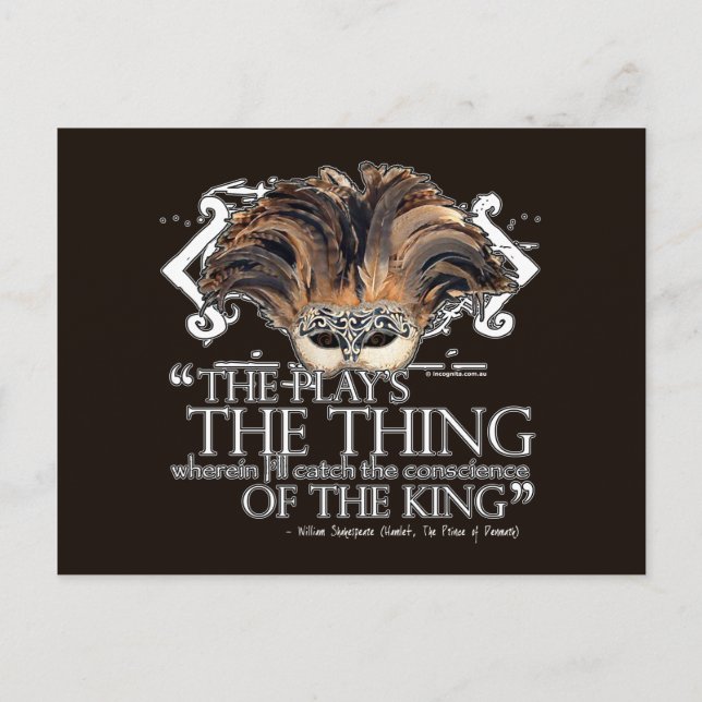 Postal Cita de Hamlet Play (Anverso)