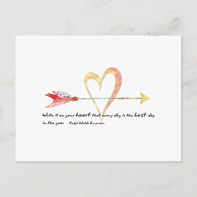 Postal Cita de Heart Emerson (Anverso)