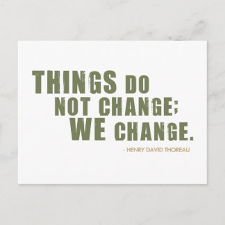 Postal Cita de Henry David Thoreau