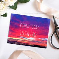 Cita de hoy de Hot Pink Blue Coastal Sunset Punch