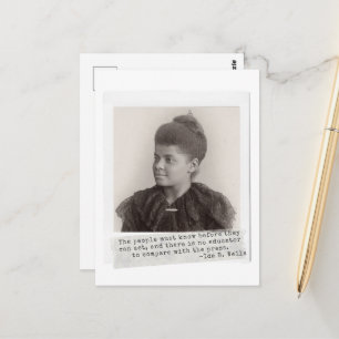 Postal Cita de Ida B. Wells - Grandes mujeres negras en l