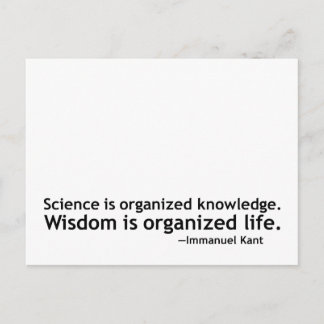 Postal Cita de Immanuel Kant