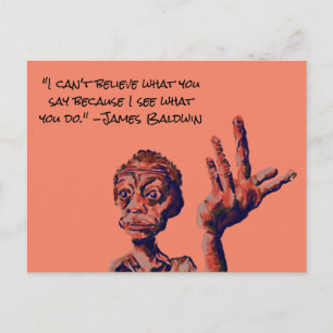 Postal cita de james baldwin