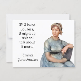 Postal Cita de Jane Austen Emma
