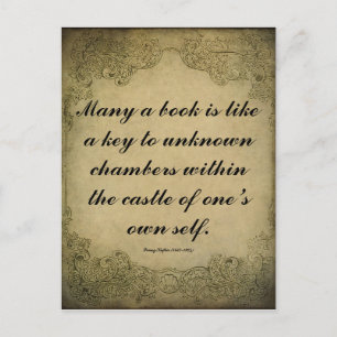 Postal Cita de Kafka en libros