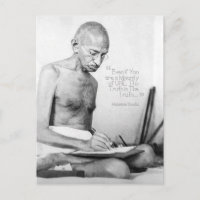Cita de Mahatma Gandhi, minoría de uno, verdad