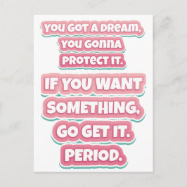 Postal Cita de motivación