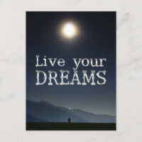 Cita de motivación de Live Your Dreams