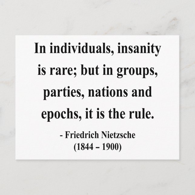 Postal Cita de Nietzsche 3a (Anverso)
