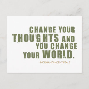 Postal Cita de Norman Vincent Peale