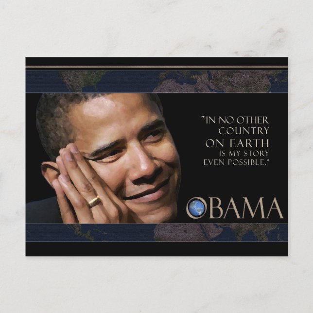 Postal Cita de Obama (Anverso)