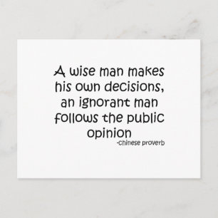 Postal Cita de opinión pública