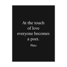 Cita De Platón; El Toque Del Amor