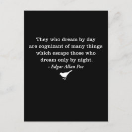 Postal Cita de poe de Dream by Day