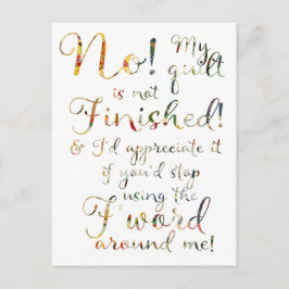 Postal Cita De Quilt Quilt Finalizada Graciosa