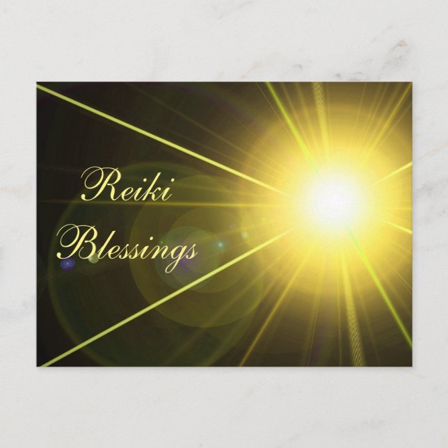Postal Cita de 'Reiki Blessings' (Anverso)