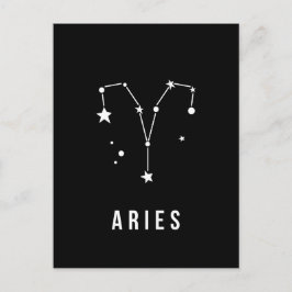 Postal Cita de Rótulo de Aries Zodiac