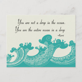 Postal cita de Rumi Ocean