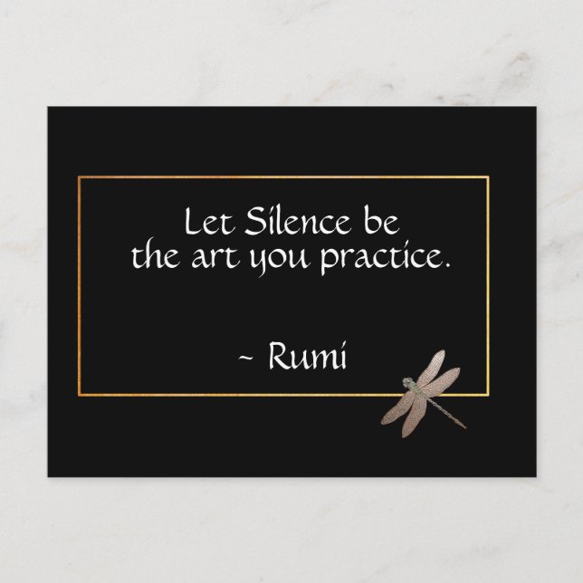 Postal Cita de Rumi Silence (Anverso)