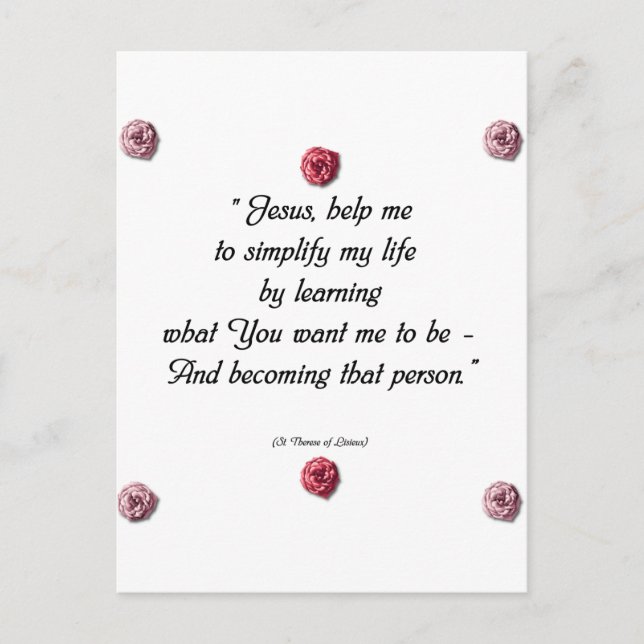 Postal Cita de San Terés (Anverso)