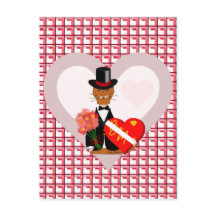 Cita de San Valentín de Oliver con fondo de corazó