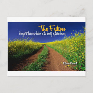 Postal Cita de sueño inspirador — Eleanor Roosevelt