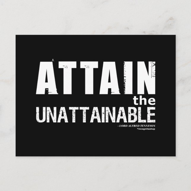 Postal Cita de Tennyson (Anverso)