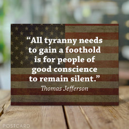 Postal Cita de Thomas Jefferson