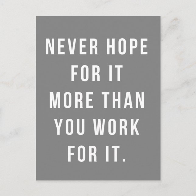 Postal Cita de trabajo para ti (Anverso)