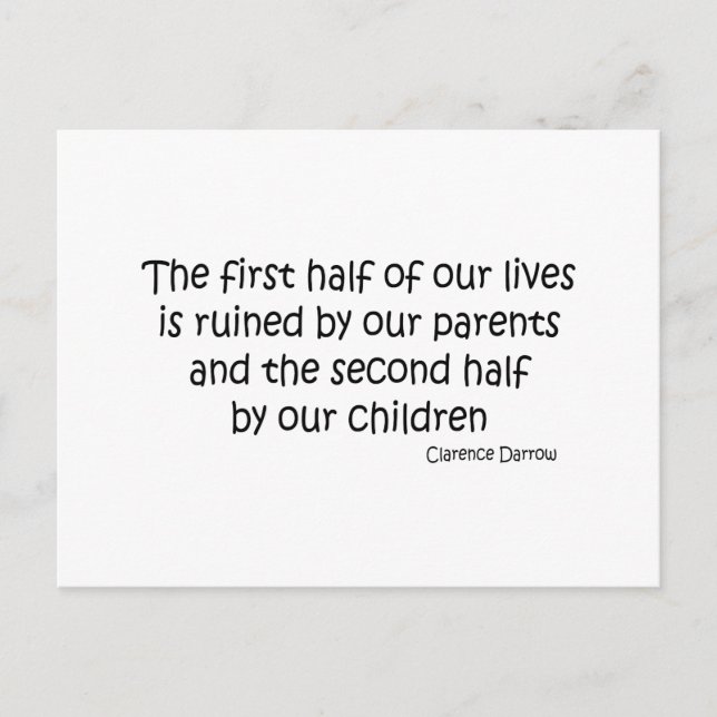 Postal Cita de vida arruinada (Anverso)